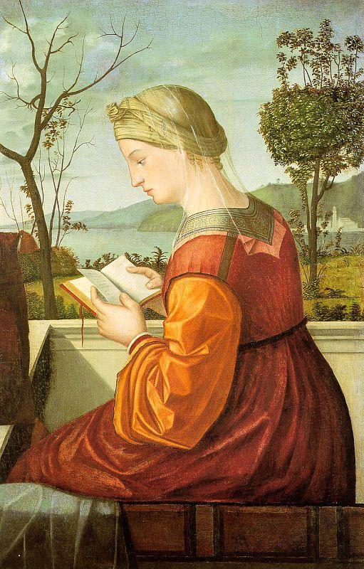 Vittore Carpaccio The Virgin Reading oil painting picture